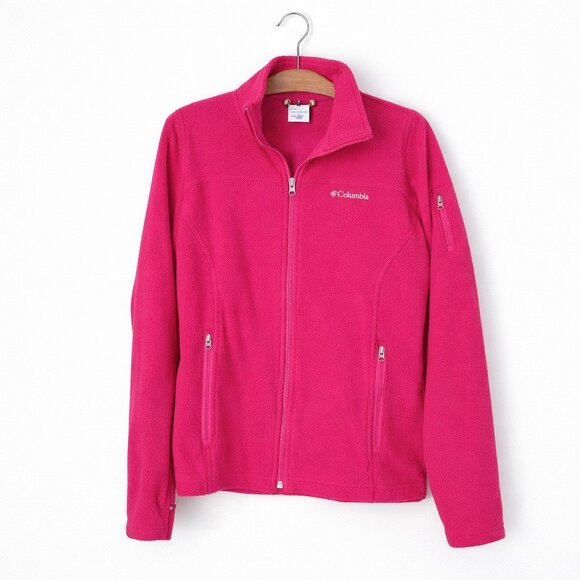 Columbia Jackets & Blazers - COLUMBIA | Pink Full-Zip Fleece Jacket – Youth 18/20 (Fits Women’s Small)